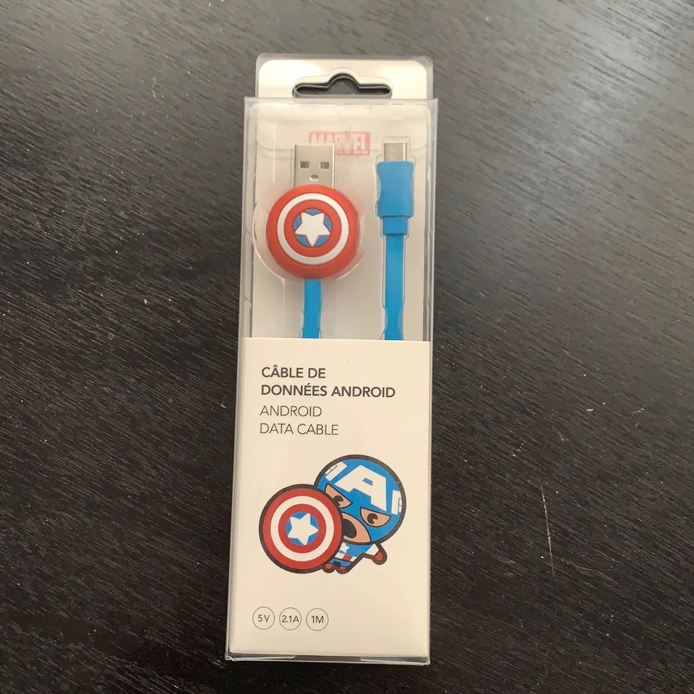 Captain American Phone Cable